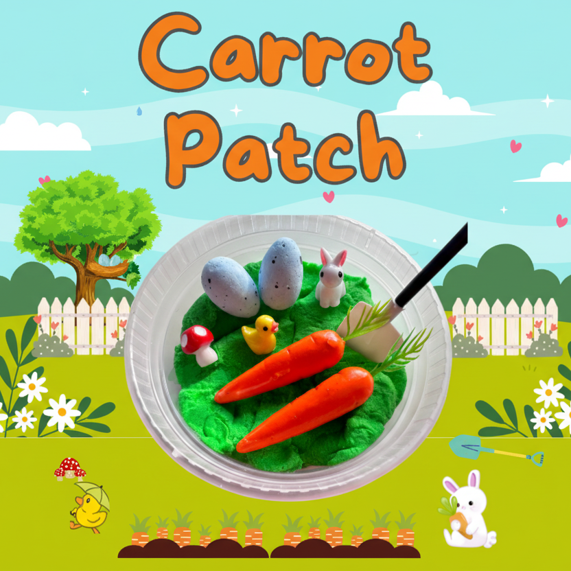 Carrot Patch Cloud Dough Sensory Kit