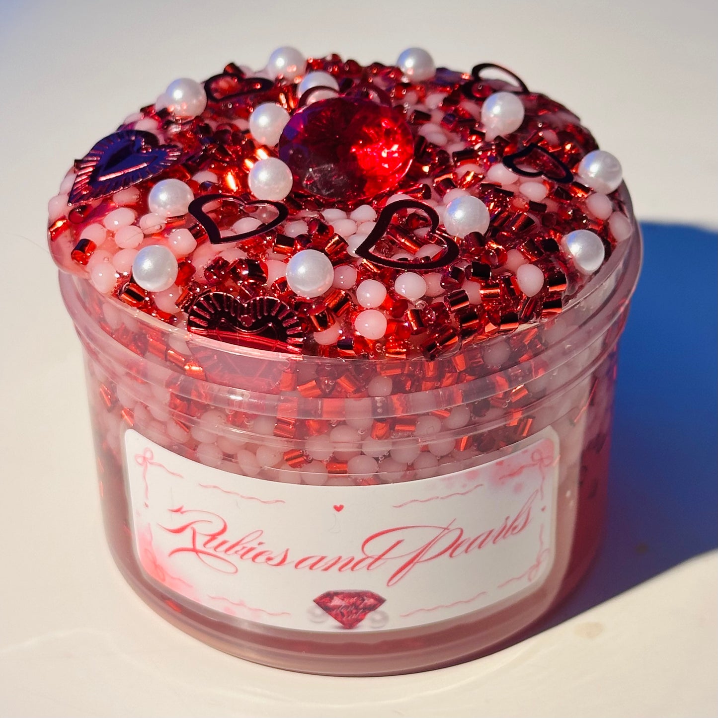 Rubies and Pearls - Bingsu Slushie Slime