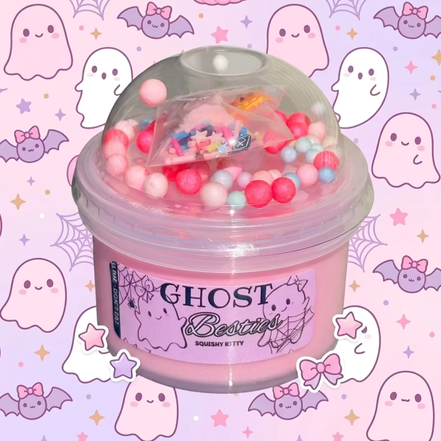 Ghost Besties - Thick and Glossy Halloween Slime Kit