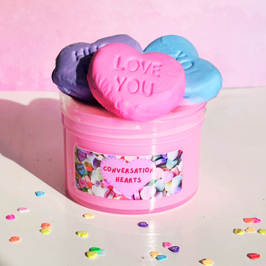 Conversation Hearts - Clay Kit Slime